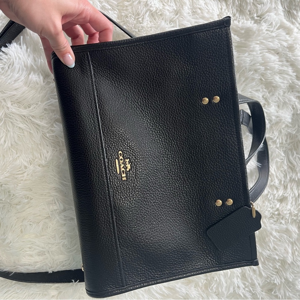 Coach Black Leather Bag